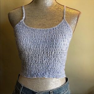 NWT Brandy Melville scrunched crop top